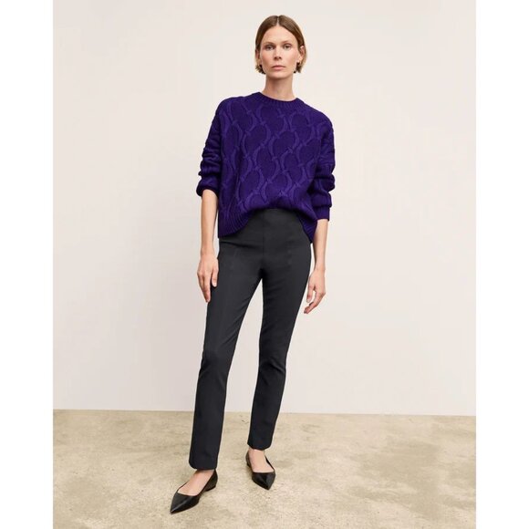 MM LAFLEUR The Foster Cigarette Pant PowerStretch Black sz 8 M Women's - Picture 1 of 4